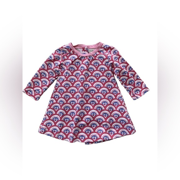 Hatley Size 12-18 Months Heart Print Swing Dress - Picture 1 of 6